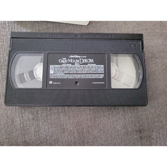 The Adventures of the Great Mouse Detective (VHS, 1992) - Picture 7 of 10